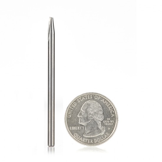 BROCA CARBURO PARA TALLADO 1 FILO 15° 1/8" X .400" X 1/8"