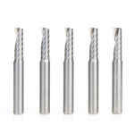 Paquete 5 piezas broca CNC espiral para aluminio Up-Cut 1/4 x 3/4 x 1/4  51377-5