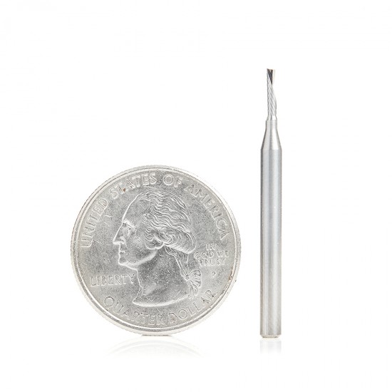 BROCA CNC ESPIRAL 1 FILO DOWN-CUT MULTIMATERIAL 1/16" X 1/4" X 1/8"