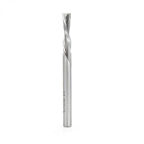 Broca 1/4" Amana Tool en espiral de alta velocidad Down-cut para Aluminio HSS1656.